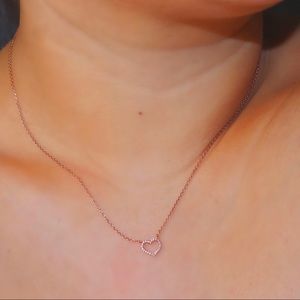 Rose Gold Heart Necklace